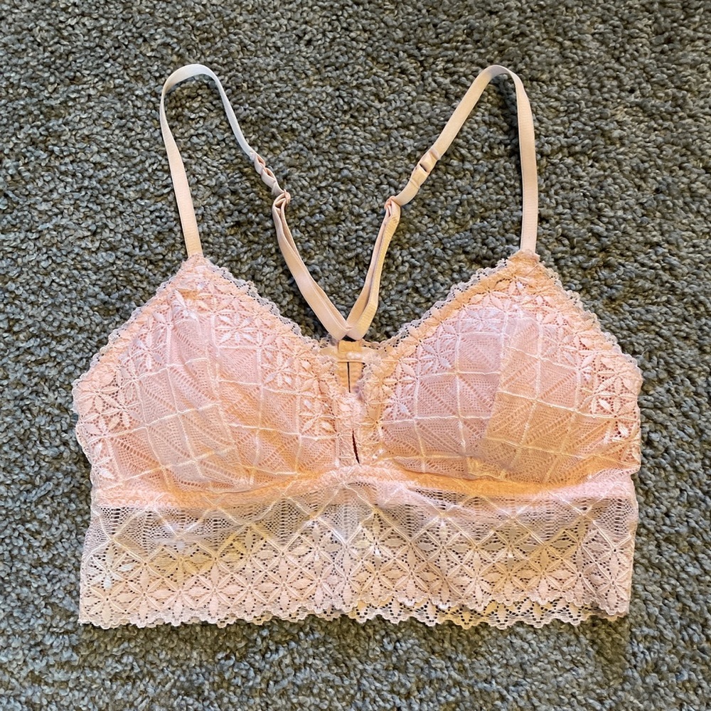Lace Pink Bralette